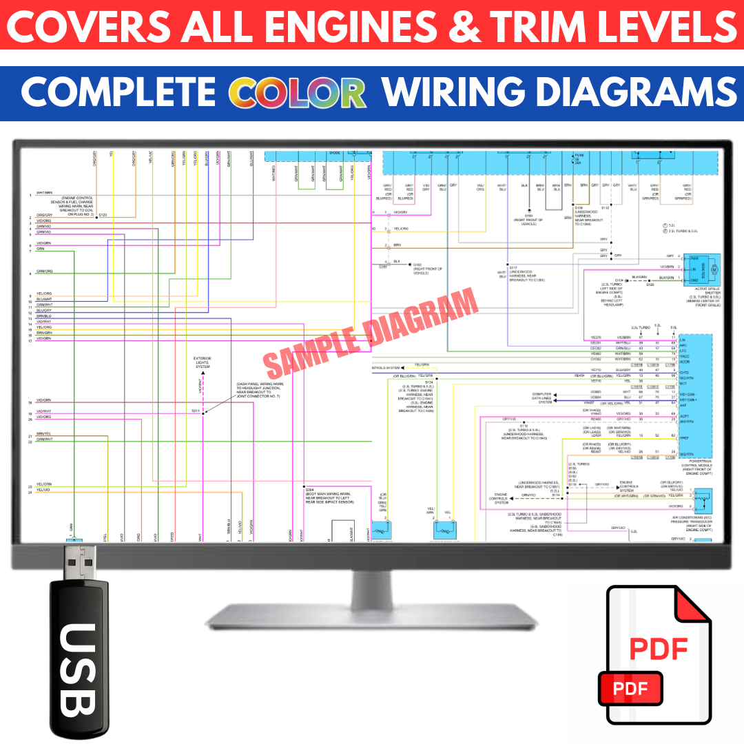 2020 GMC Sierra 1500 Complete Color Electrical Wiring Diagram Manual USB EBay
