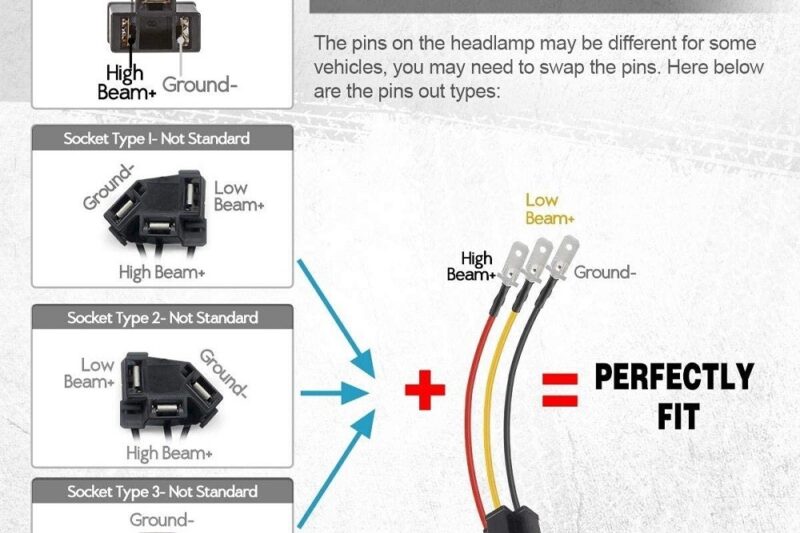 3 Prong Headlight Wiring Diagram