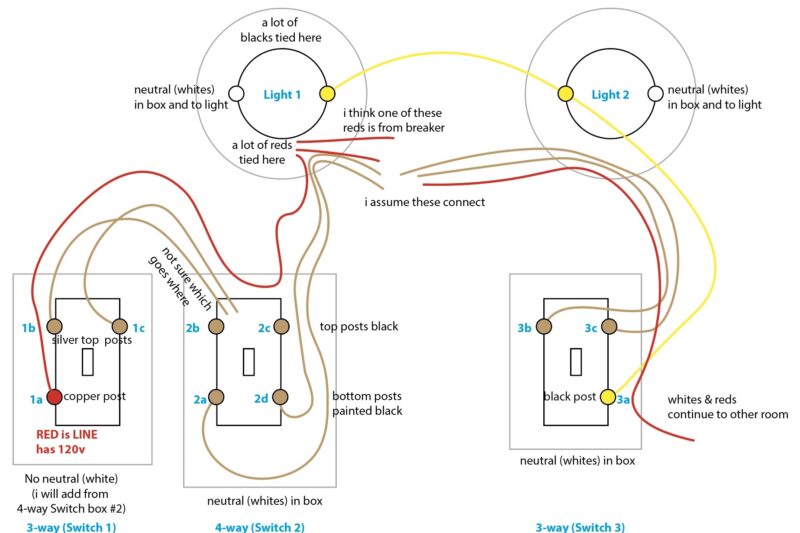 Wiring Diagram For Four Way Switch