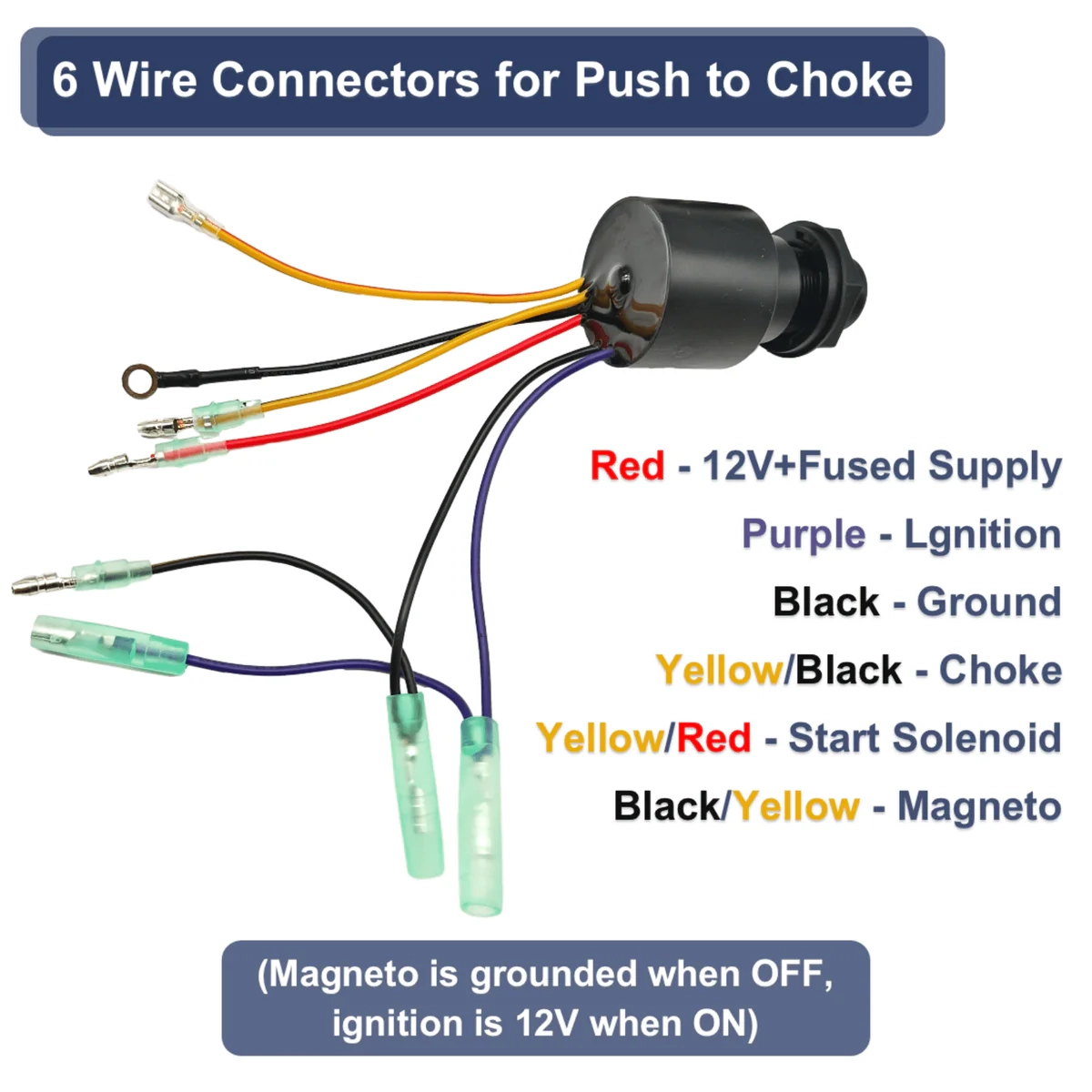 87 17009A5 Ignition Key Switch For Mercury JLM Marine JLM Marine Boat Parts Limited