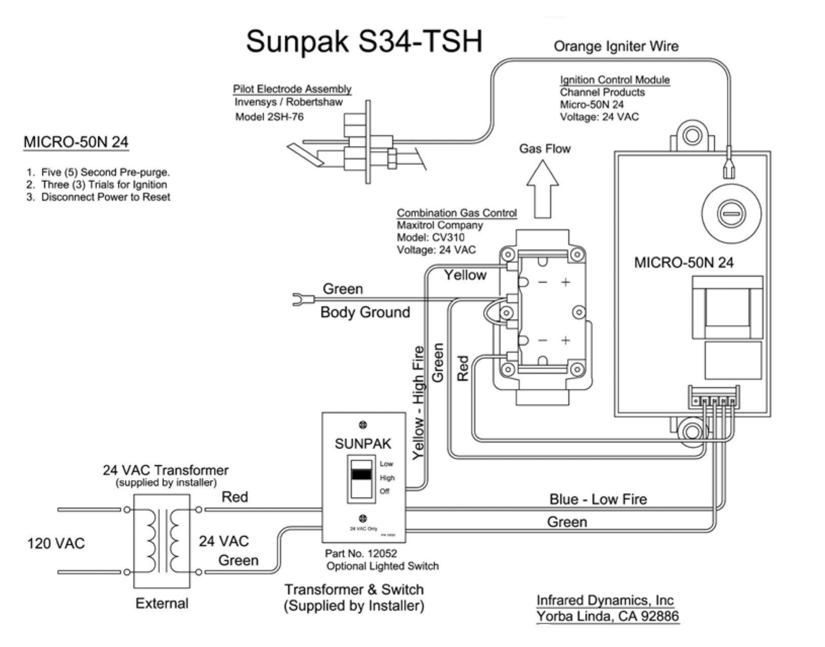 Triton Gas Solenoid Valve Wiring Diagram