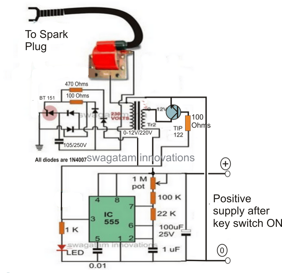A Homemade Fence Charger Energizer Circuit Homemade Circuit Projects