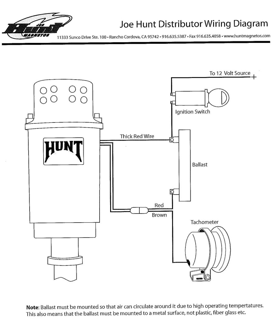 ALKYDIGGER FUEL INJECTION SUPERCHARGERS IGNITIONS Wiring Diagram For Joe Hunt HEI Distributor