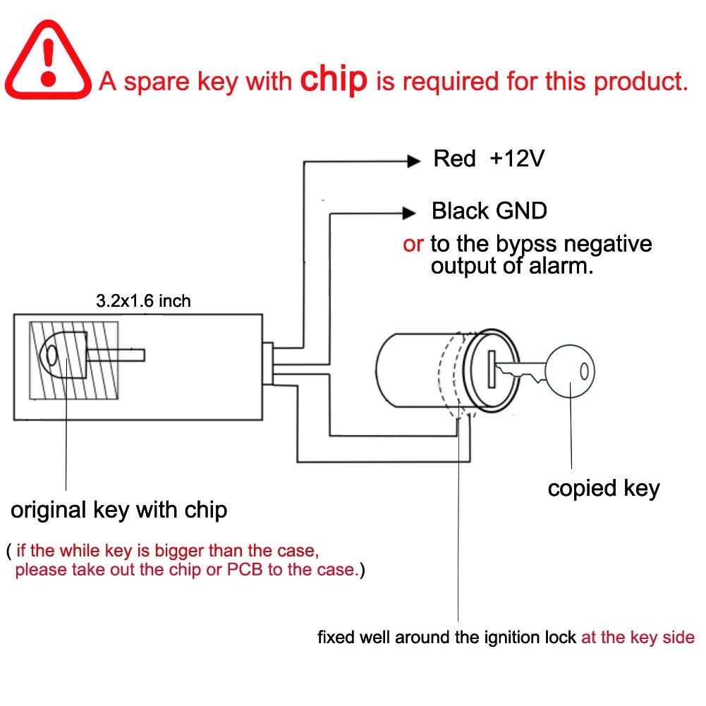 Amazon BANVIE Car Immobilizer Transponder Bypass Module For Chip Key A Spare Chip Key Is Required Not Fit For Other Immobilizer Way Automotive
