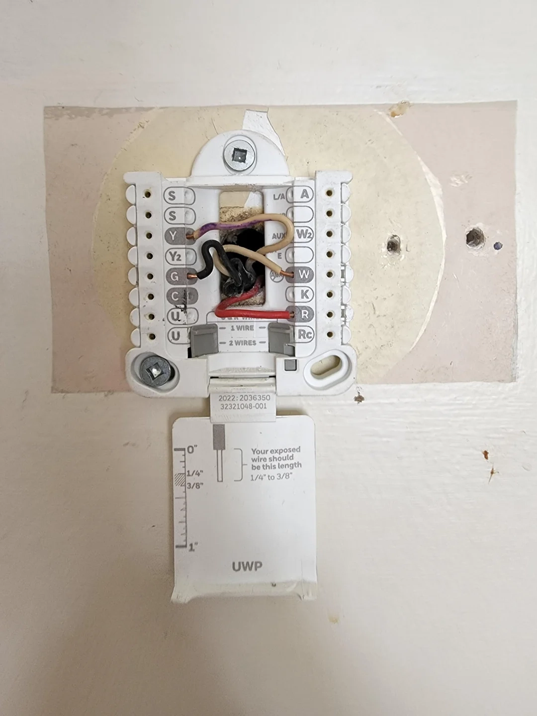 Any Suggestions On How To Wire This Honeywell ProSeries Thermostat R Thermostats