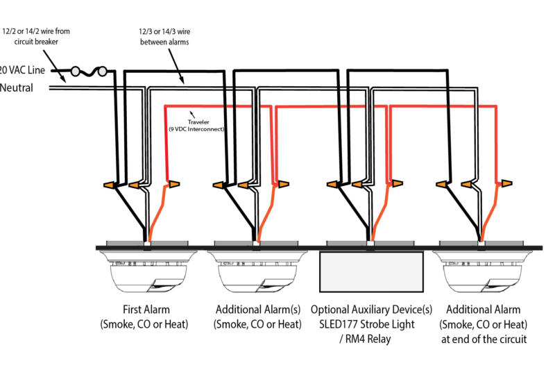 Hardwired Smoke Detector Wiring Diagram
