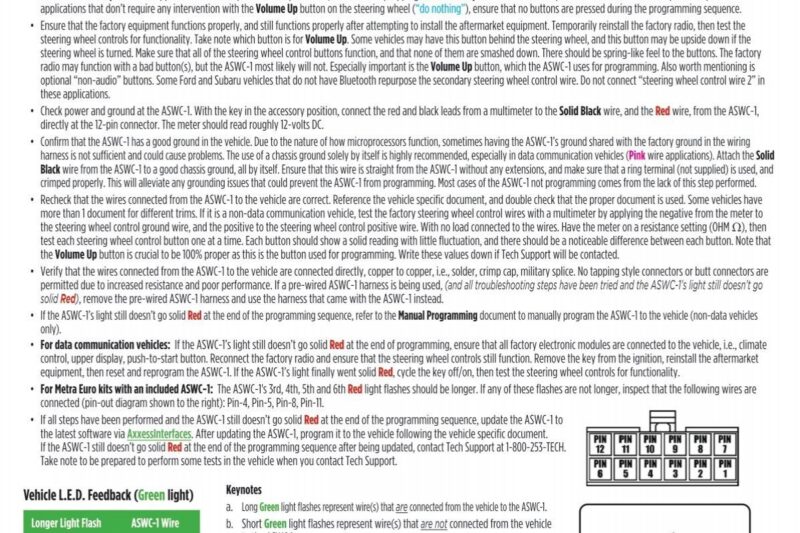 Axxess Aswc-1 Wiring Diagram