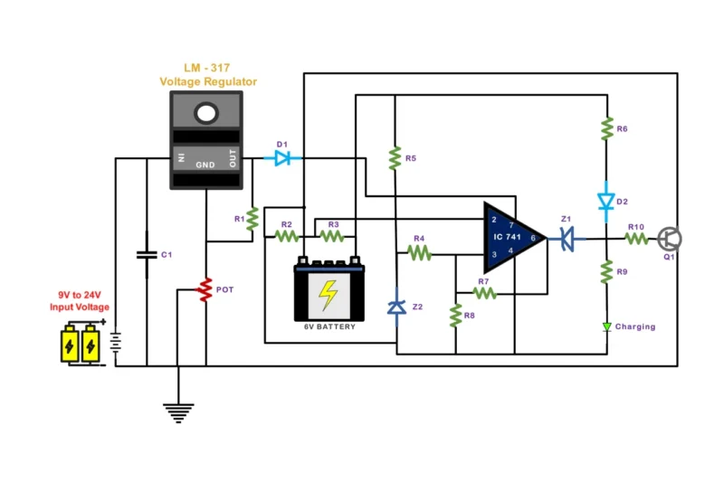 Battery Charger Wiring Diagram