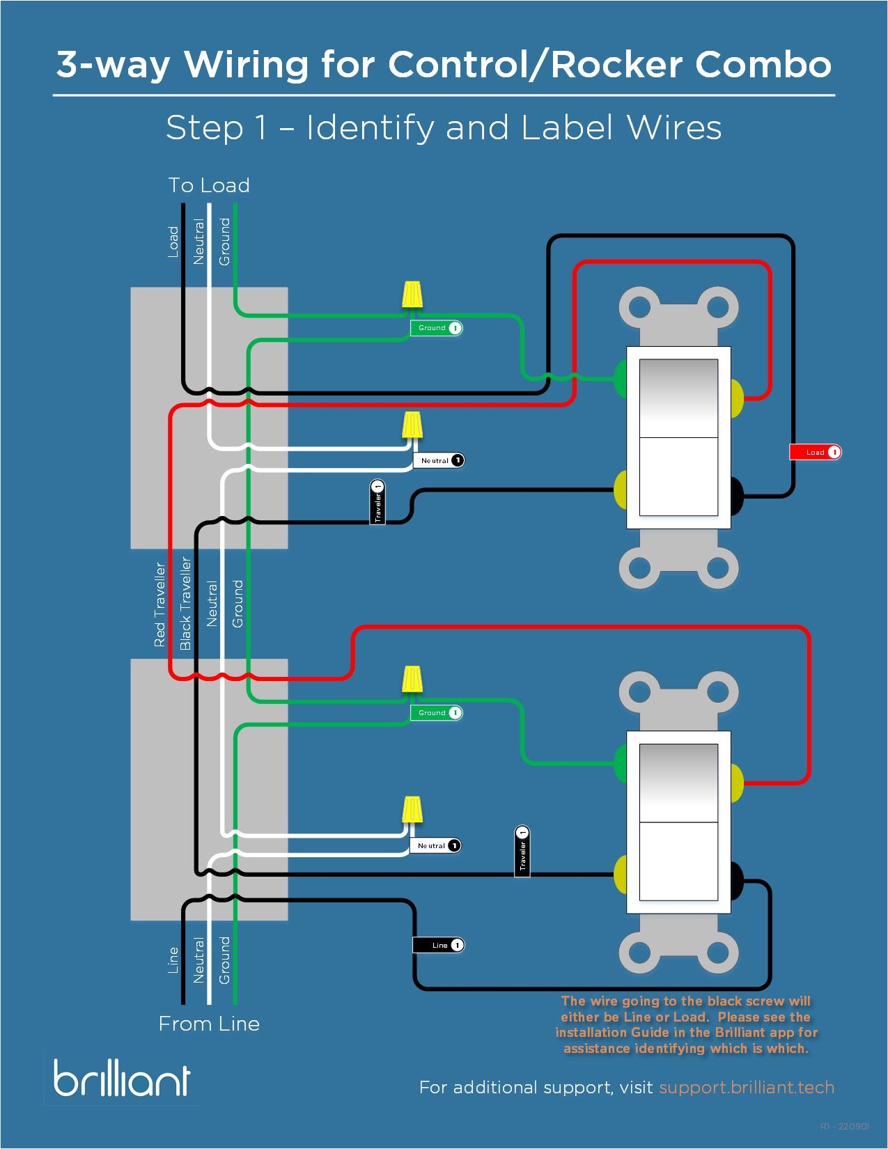 Brilliant Control 3 way Wiring Guide Brilliant Support