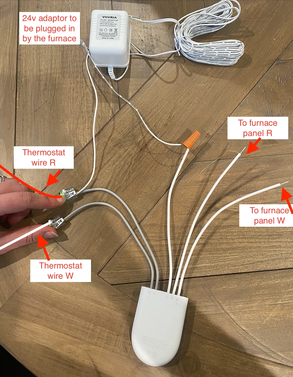 Connecting Nest Power Connector To Furnace With No C Terminal R Nest
