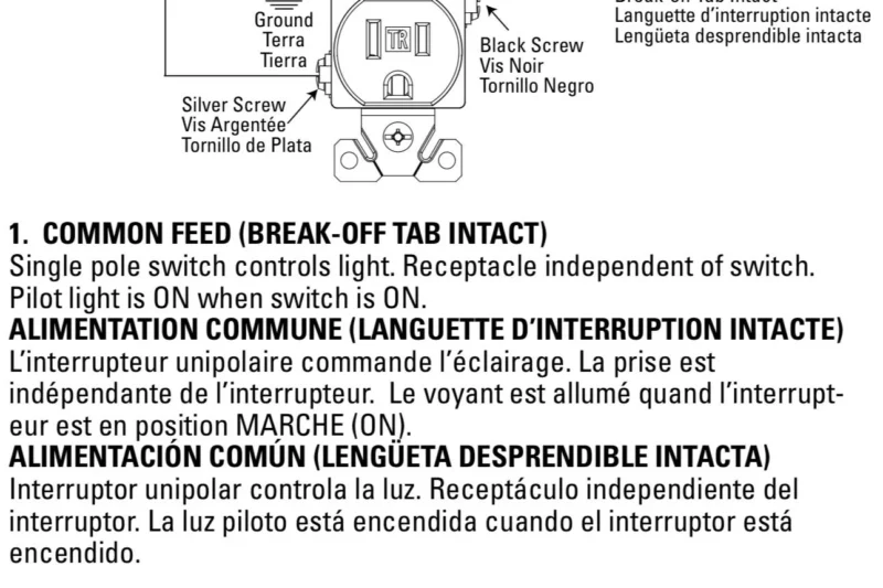 Switch Outlet Combo Wiring Diagram