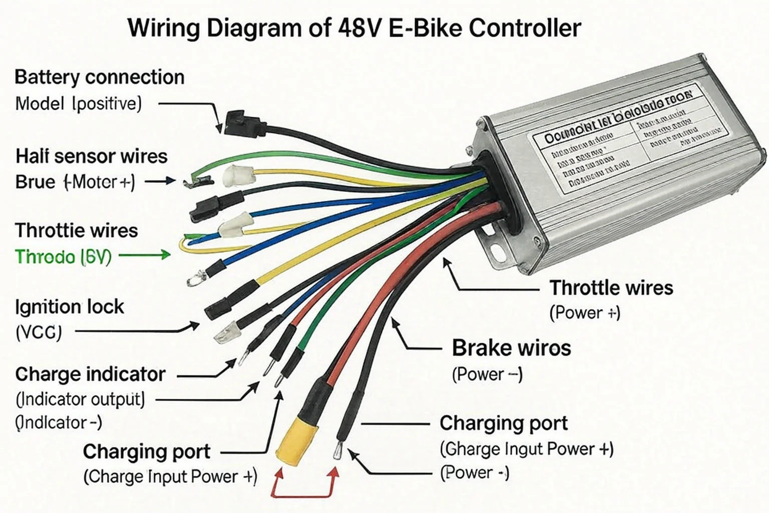 Electric Bike Controller Wiring Diagram