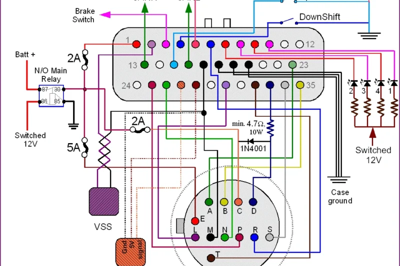 Gm 4l60e Transmission Wiring Diagram