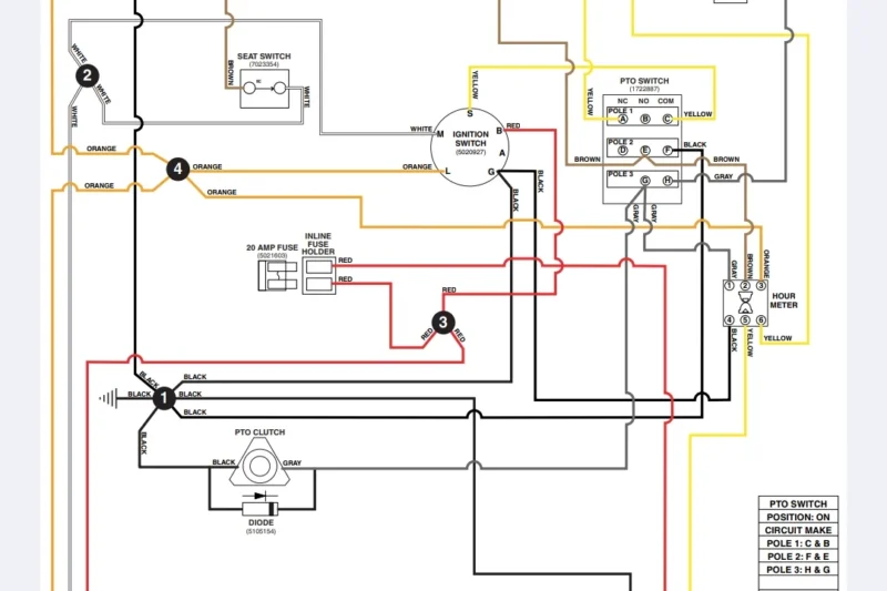 Lawn Mower Ignition Switch Wiring Diagram