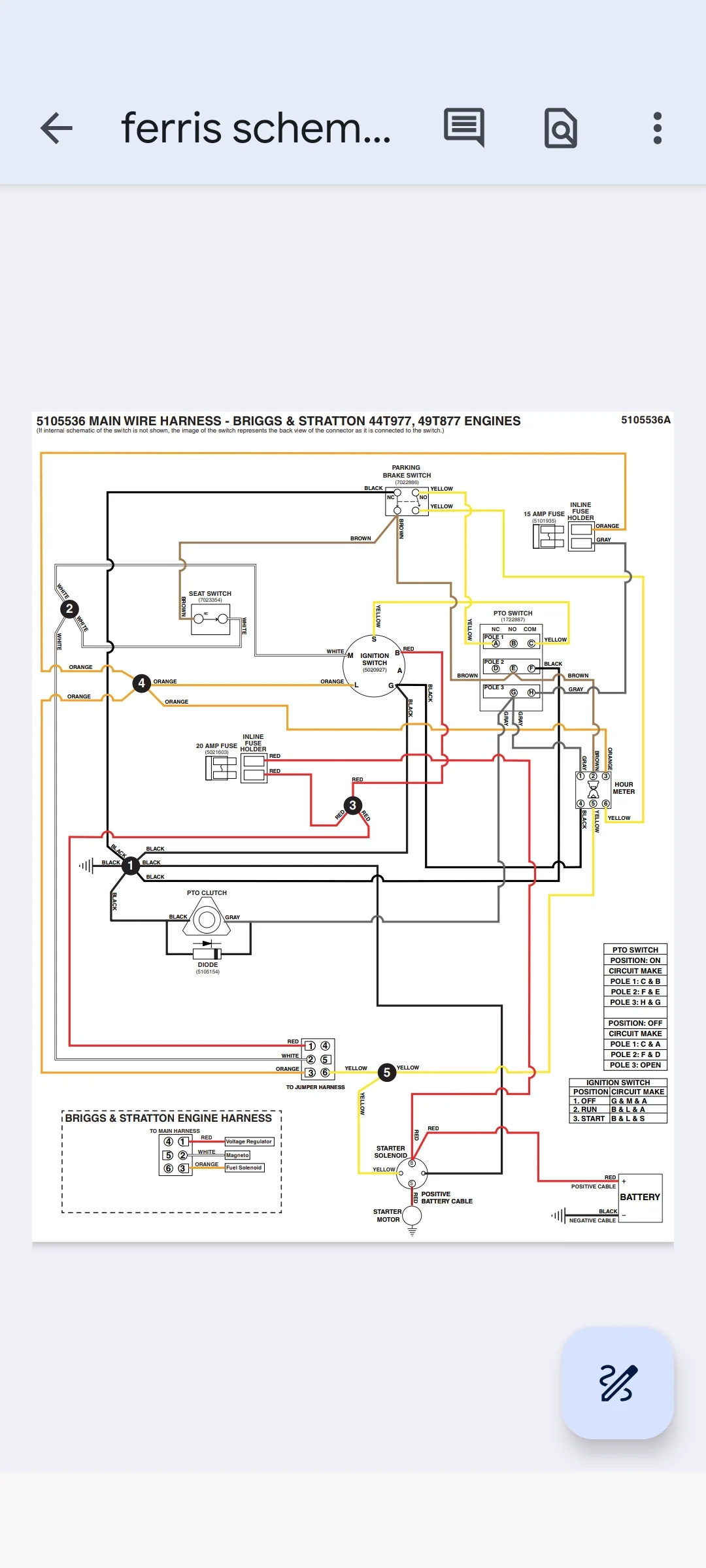 Hello All Help With A Zero Turn Mower Schematic R AskElectronics