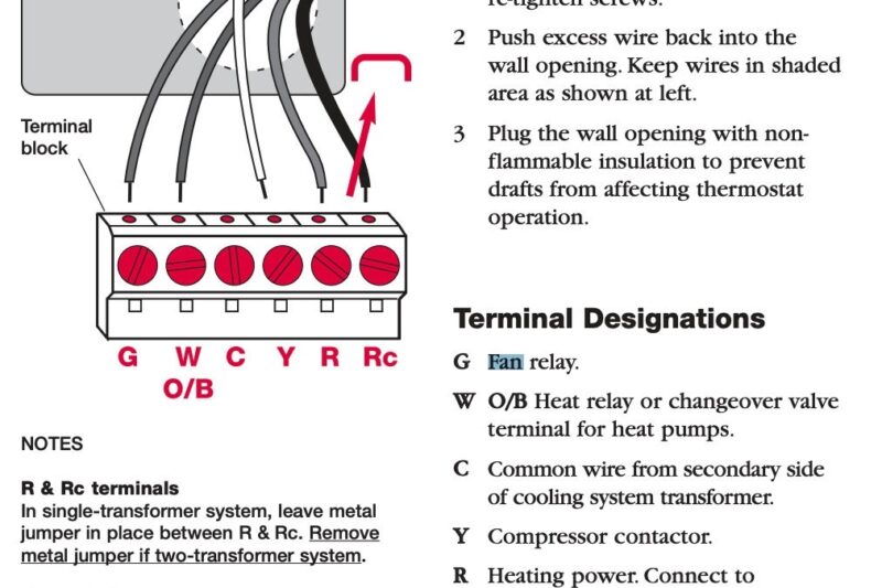 Wiring Diagram For A Honeywell Thermostat