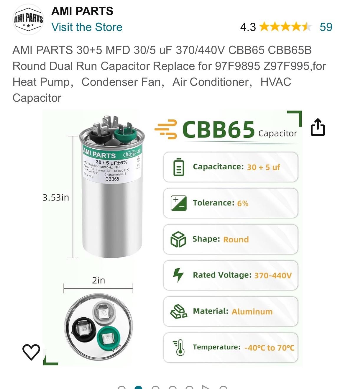 How To Put These 3 Wires Onto The New Capacitor next Slide R hvacadvice