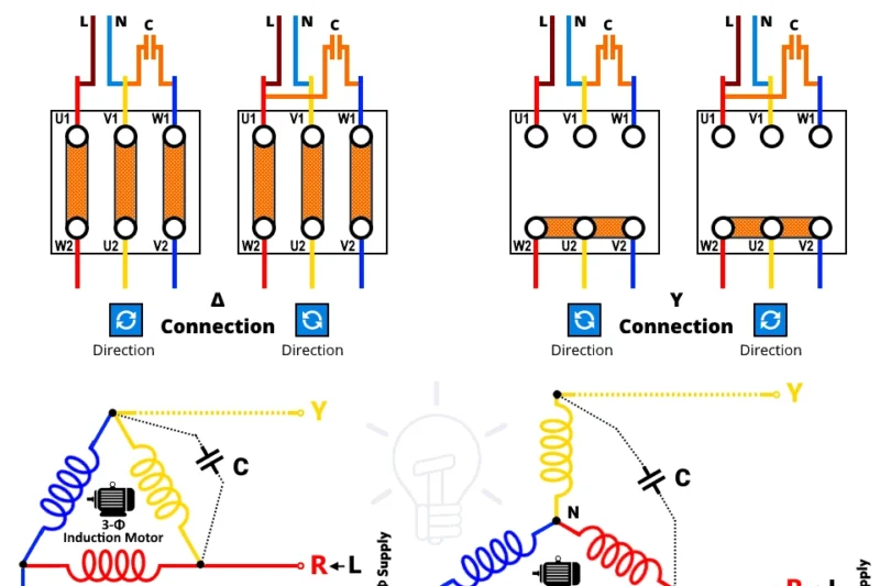 Wiring Diagram For Three Phase Motor
