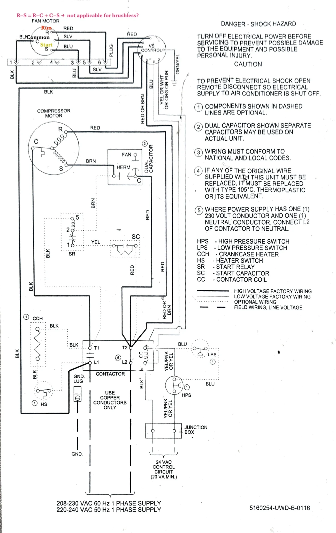 How To Troubleshoot Condenser With BRUSHLESS Fan Motor Wiring Diagram Detailed Info Included R hvacadvice
