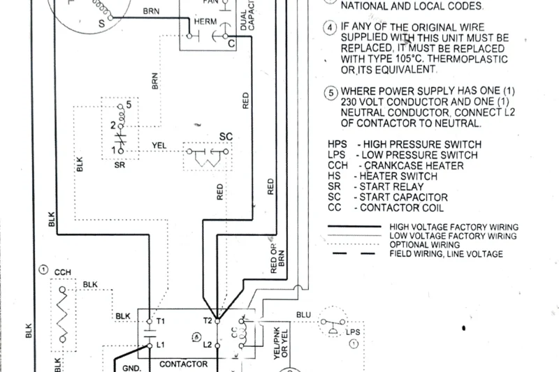Condenser Fan Motor Wiring Diagram