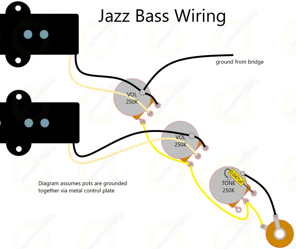 How To Wire A Jazz Bass Six String Supplies