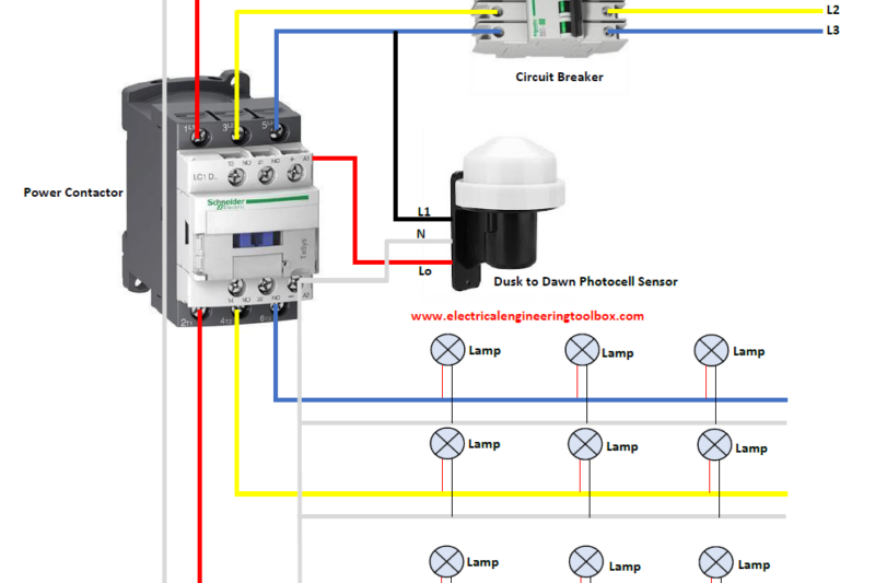 Lighting Contactor Wiring Diagram