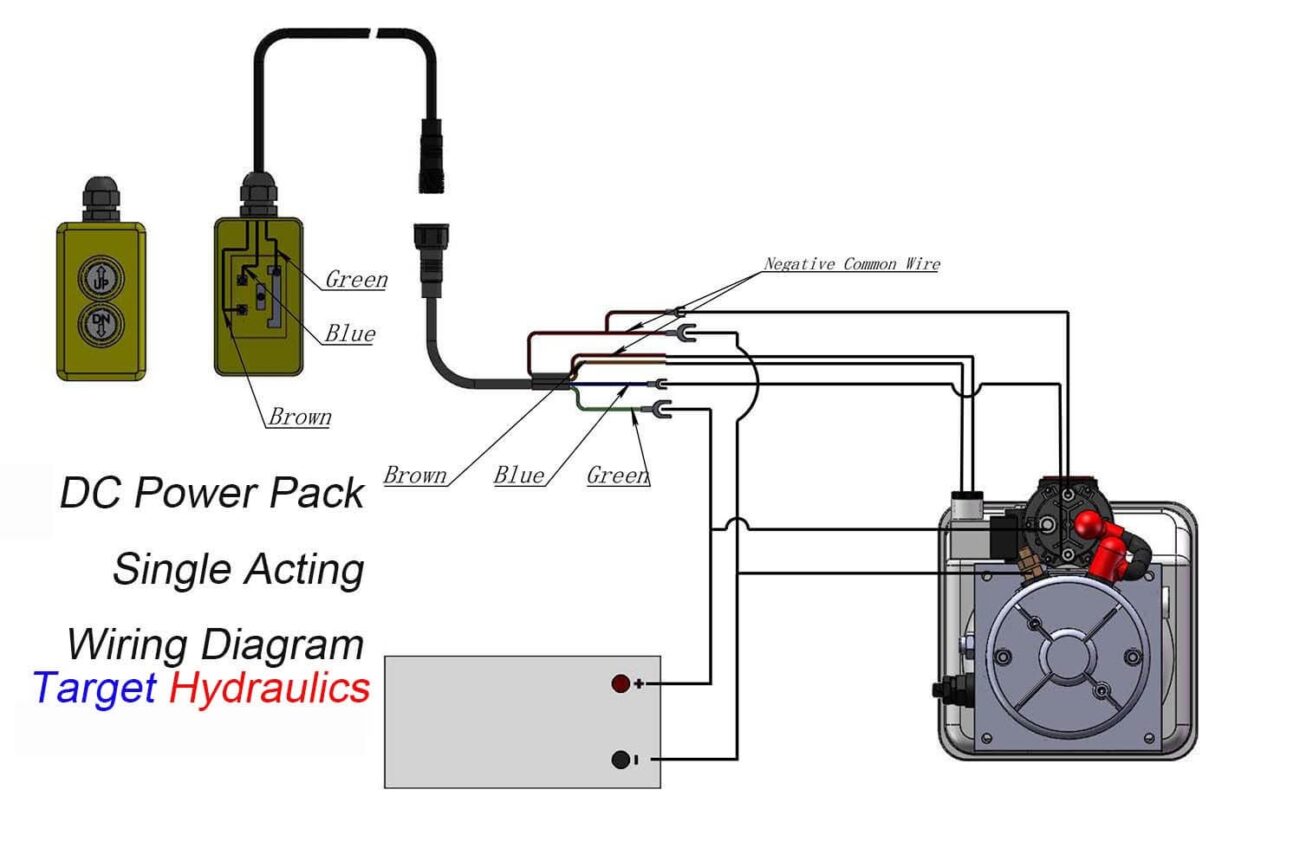 How To Wire Hydraulic Power Pack Power Unit Diagram Design