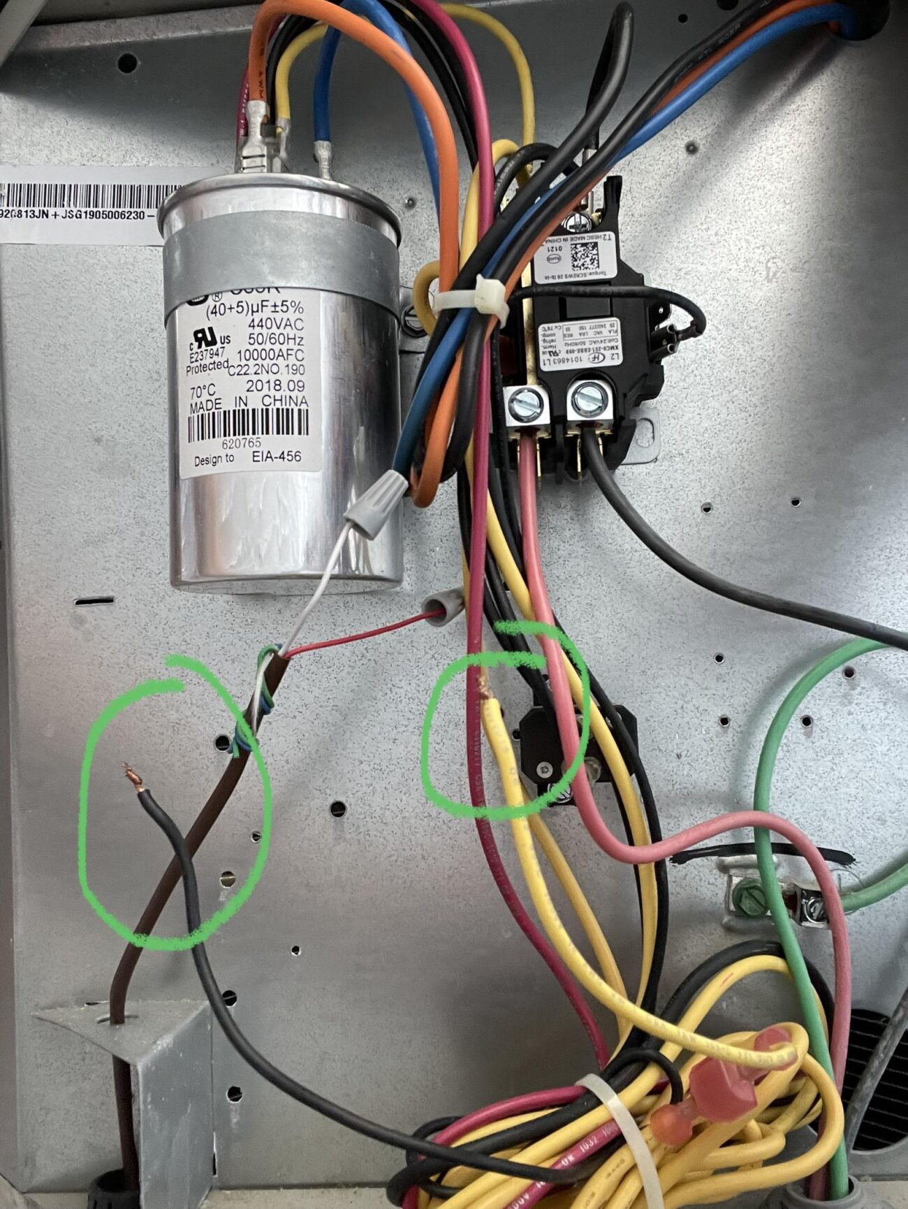 HVAC Contactor Wiring R hvacadvice