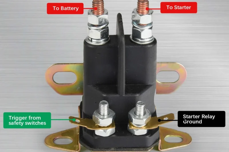 Lawn Mower Starter Solenoid Wiring Diagram