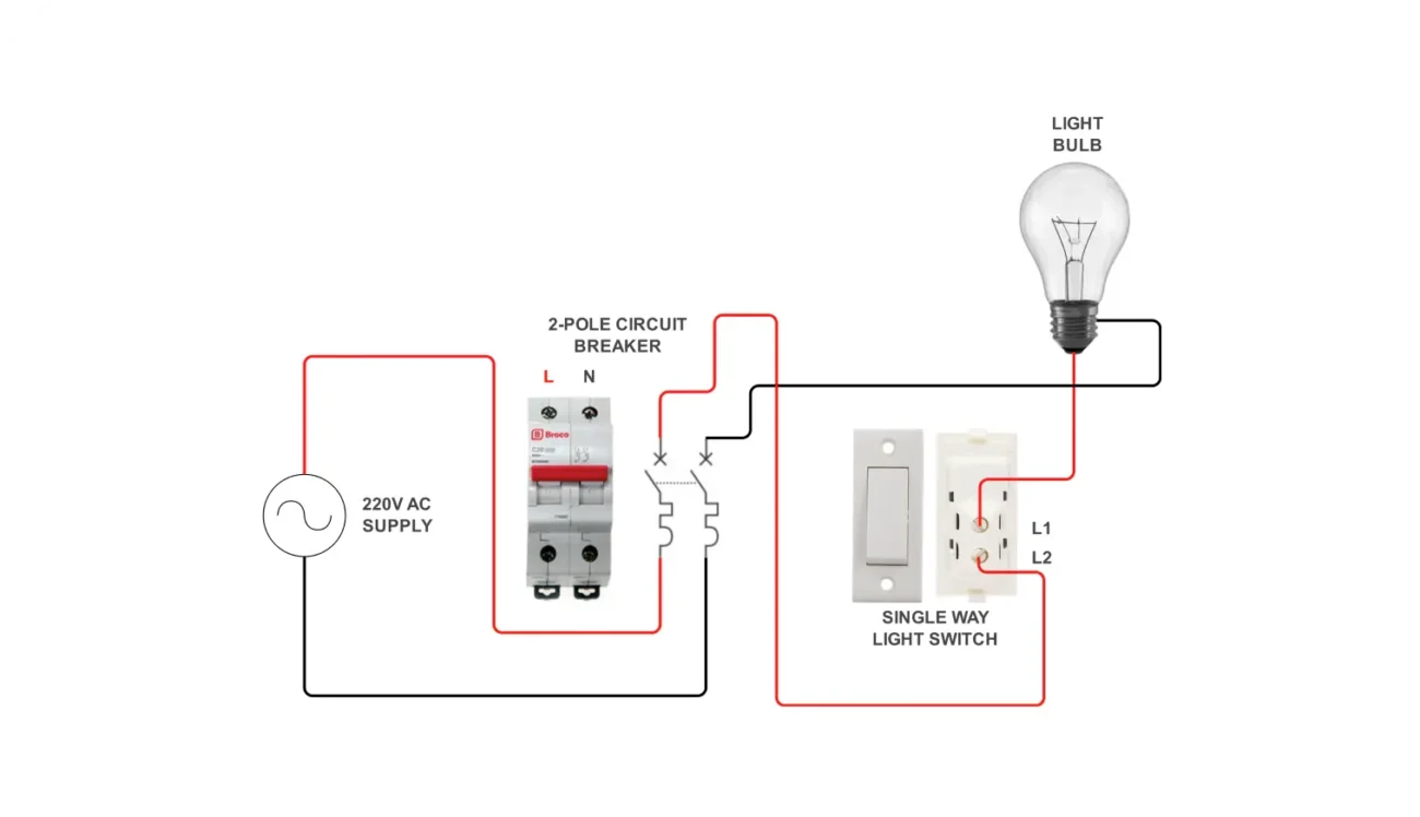 Light Switch Wiring Diagram Template