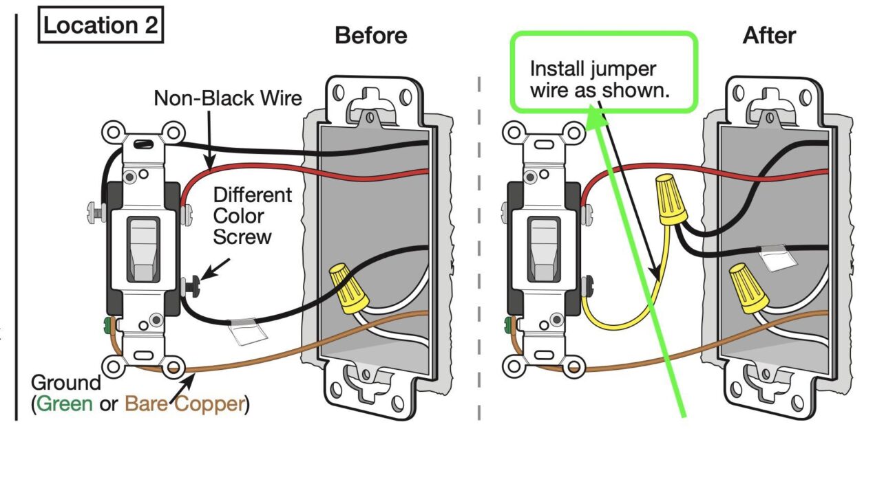 Lutron PD 5WS DV Light Switch Question About Installation Regarding location 2 Side Of Three Way Setup 2 Switches One Light Fixture R Lutron