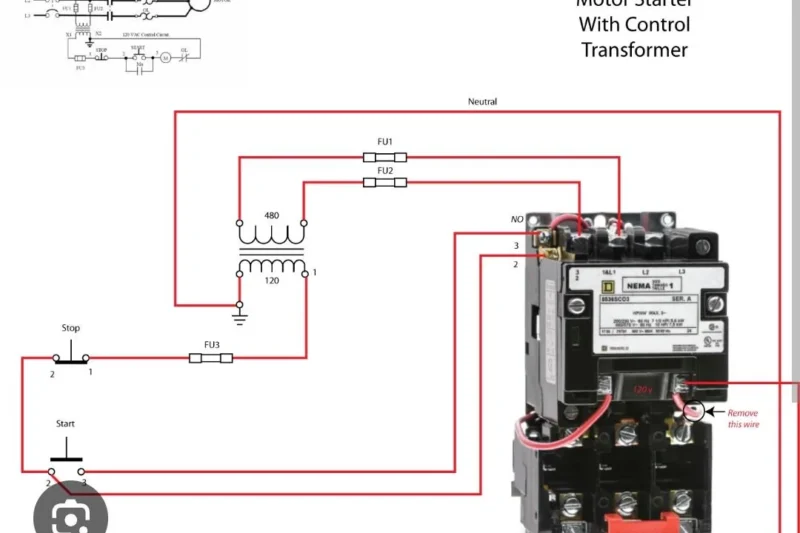 Wiring Diagram Motor Starter