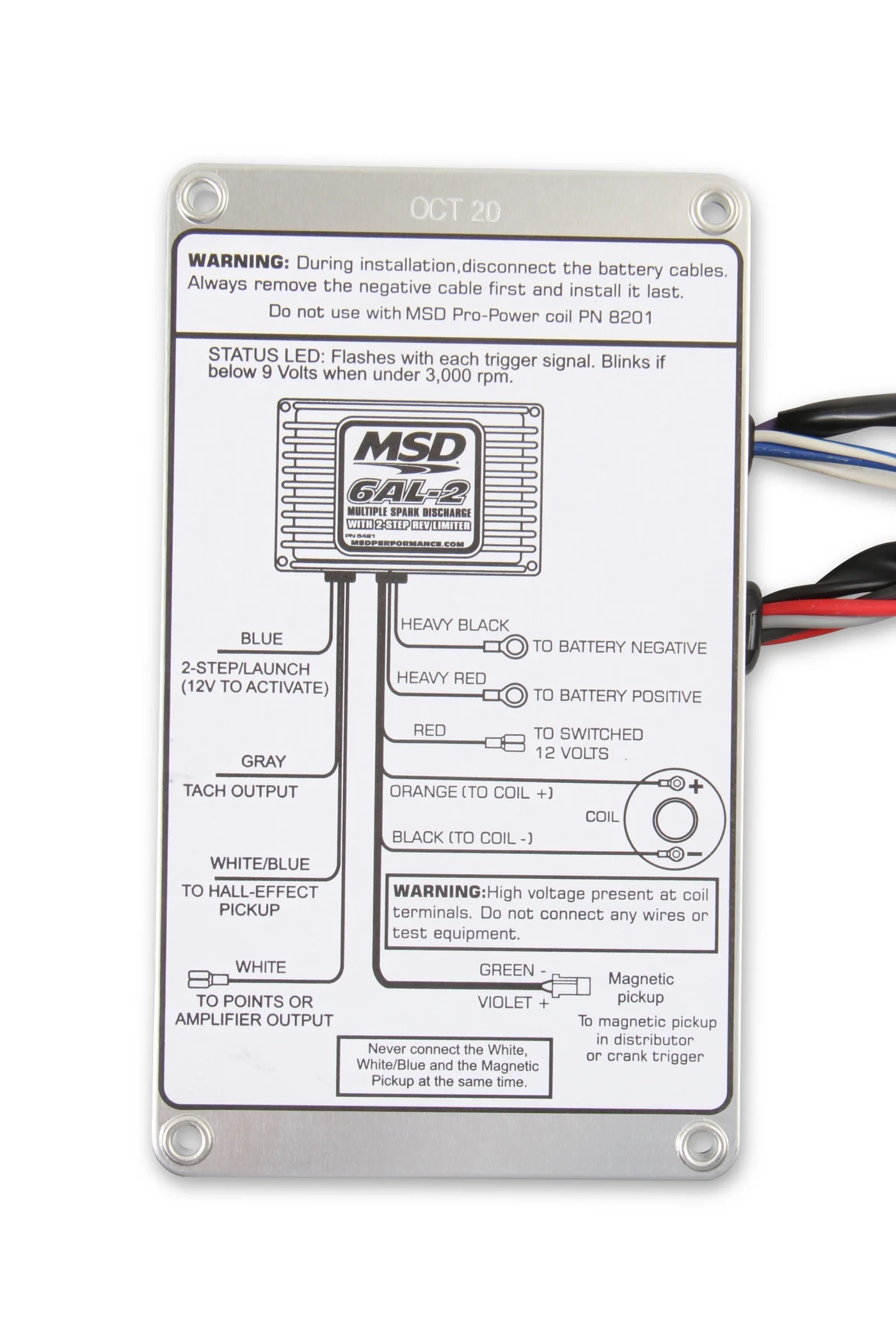 Wiring Diagram For Msd 6al