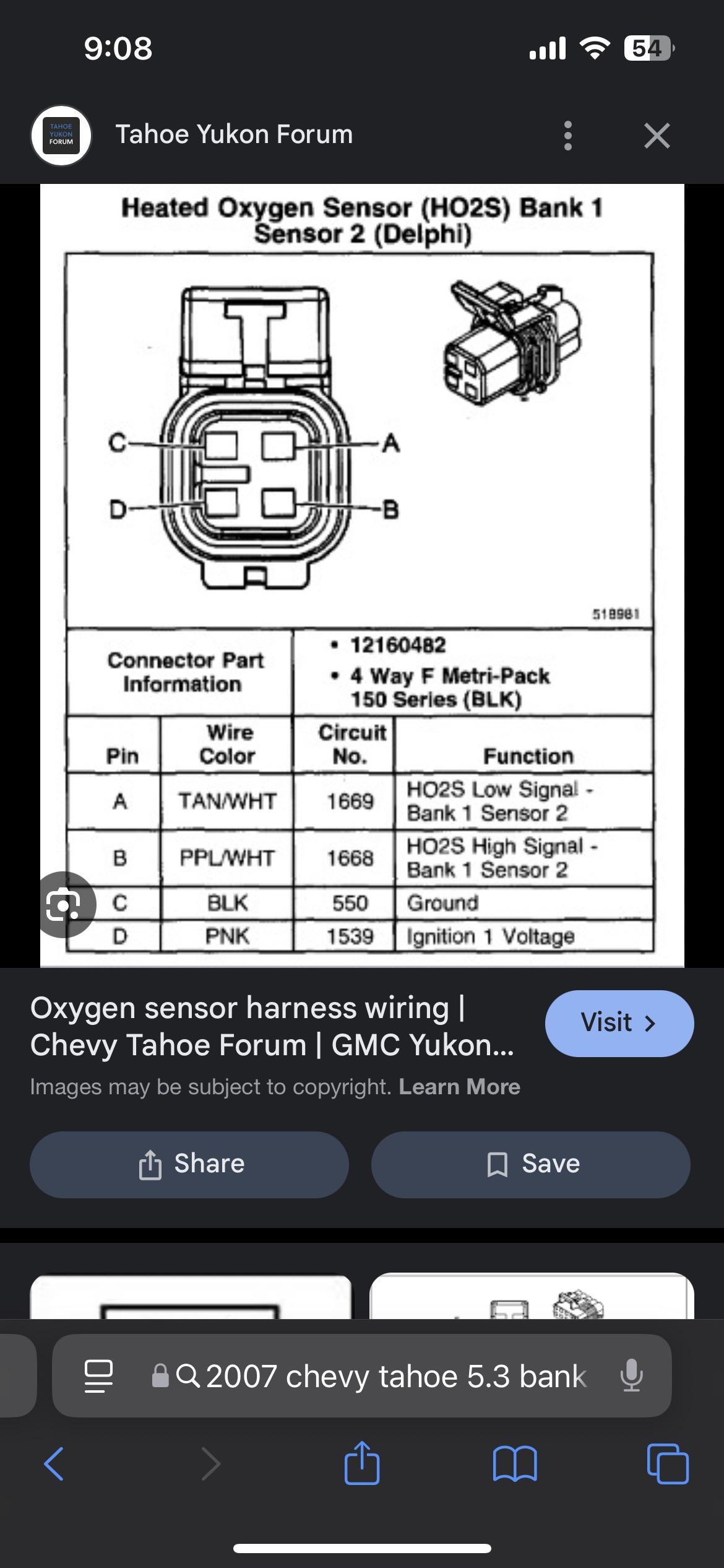 O2 Sensor Wiring R MechanicAdvice