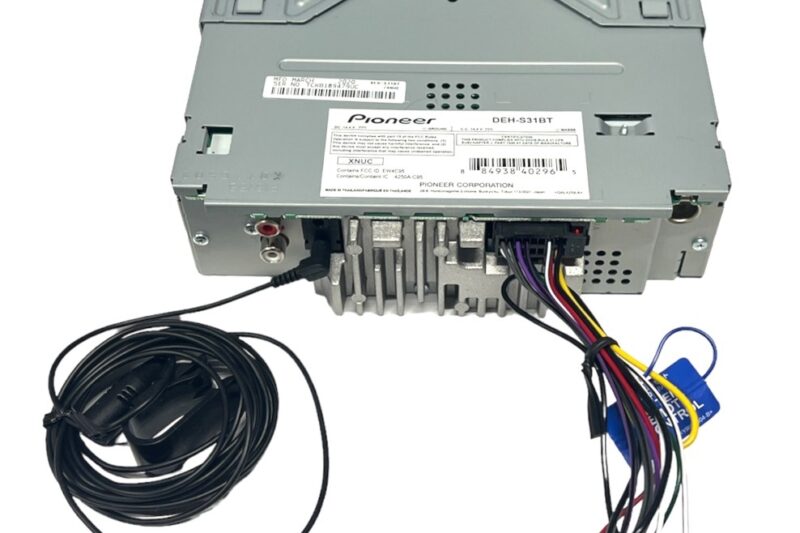 Pioneer Deh-S31bt Wiring Diagram