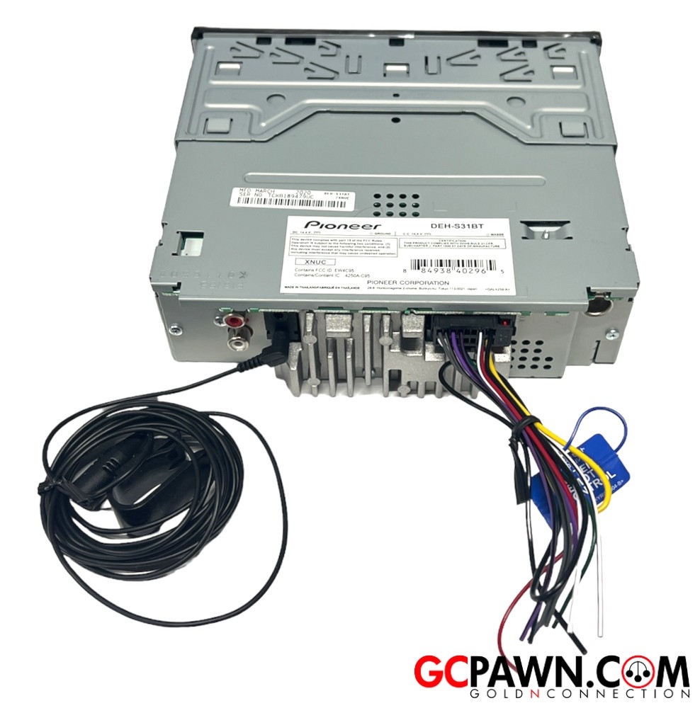 Pioneer CD Player DEH S31BT