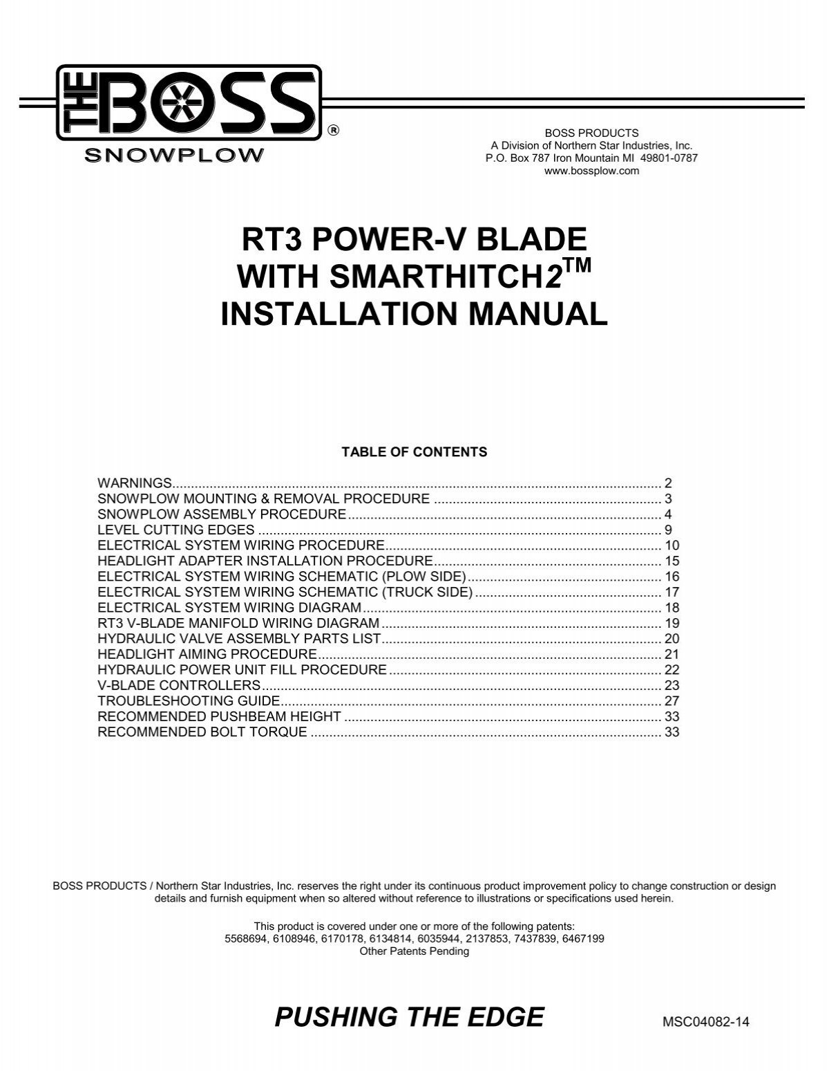 RT3 Power V Blade W SmartHitch2 Installation Boss Products