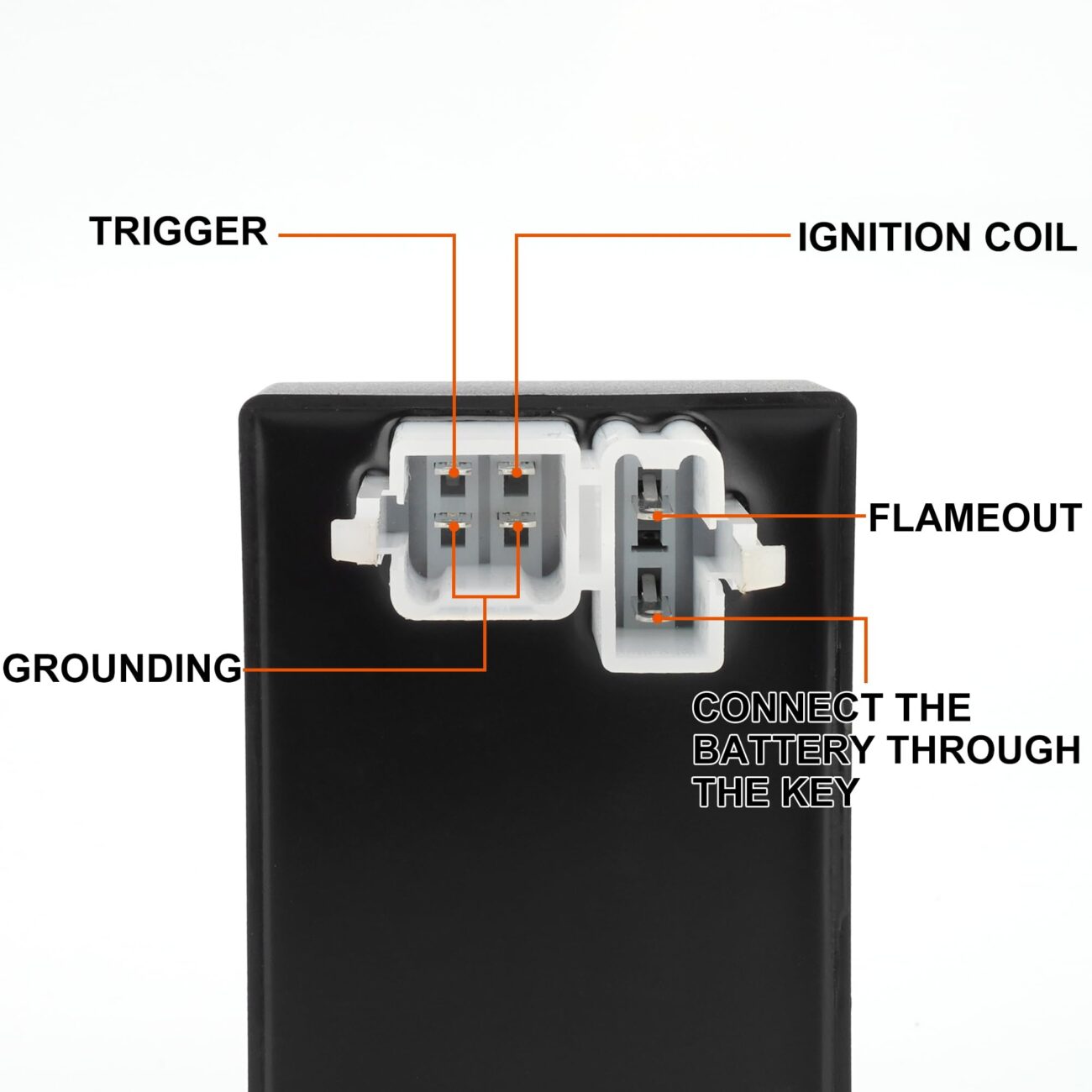 RUTU 6 Pin AC CDI Box With Wiring Diagram For CG 125cc 250cc Vertical Engine Dirt Bike Parts Amazon au Automotive