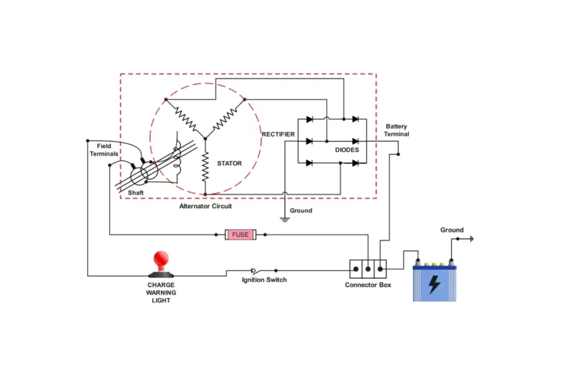 Wiring Diagram For 3 Wire Alternator