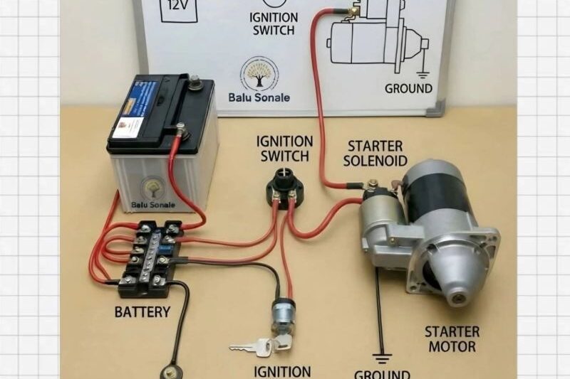 Wiring Diagram For Starter Motor Solenoid