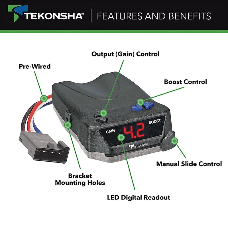 Tekonsha 8508220 Brake Evn Electric Trailer Brake Controller