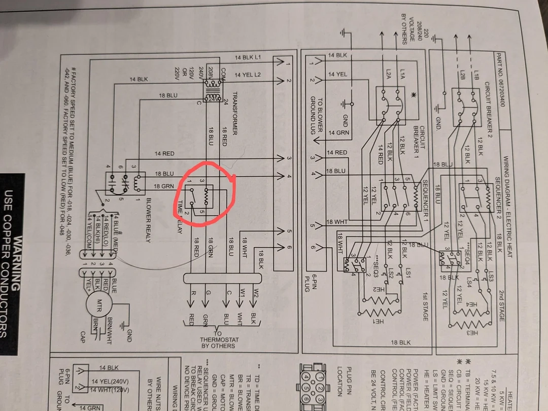 Thermostat Wiring At Air Handler R hvacadvice