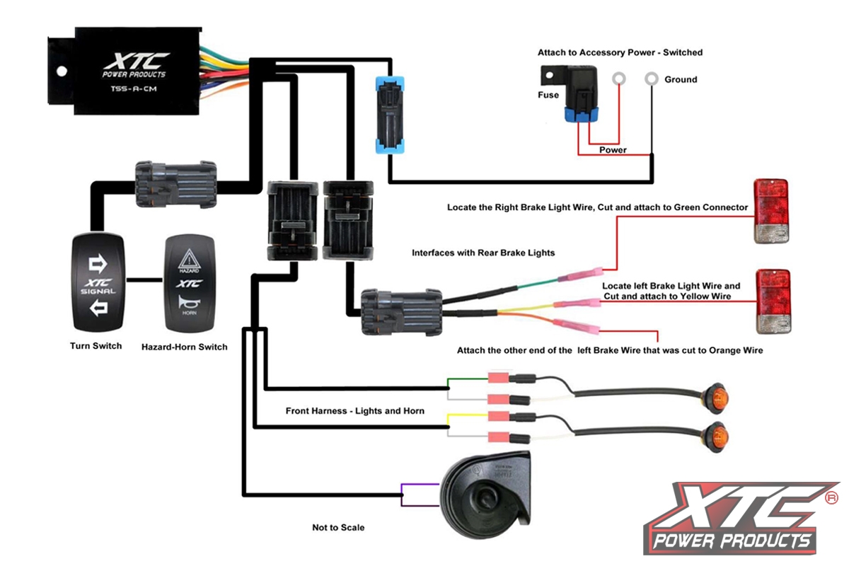 Universal Self Canceling Turn Signal Kit With OEM Interface Wires XTC Power Products