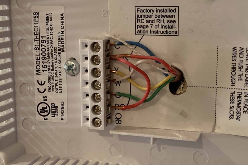 Wiring Diagram For Ac Unit Thermostat