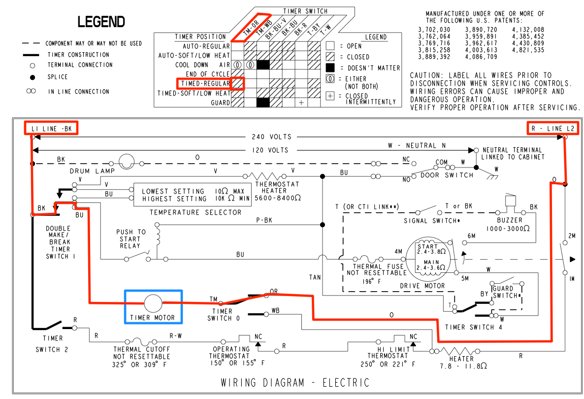 Whirlpool WED5700SW0 Dryer Timer Circuit The Appliantology Gallery Appliantology A Master Samurai Tech Appliance Repair Dojo