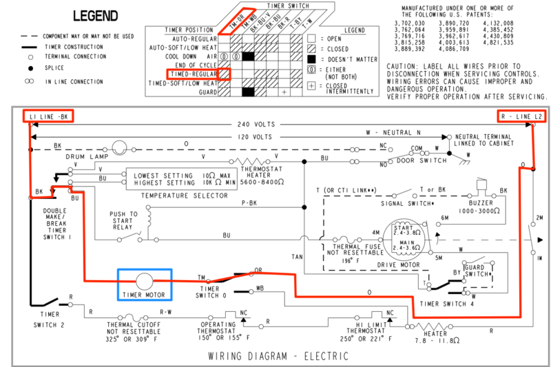 Wiring Diagram For A Whirlpool Dryer