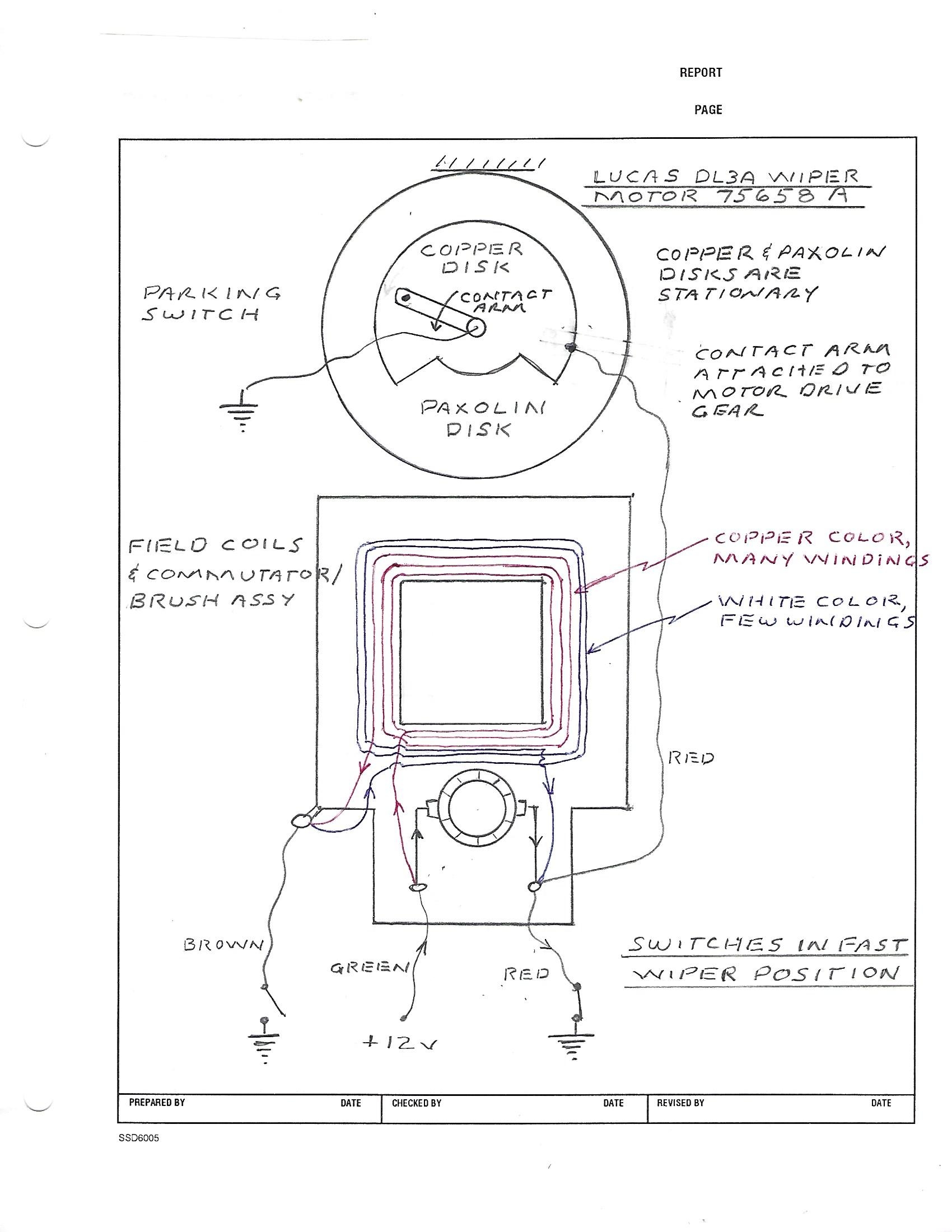 Wiper Motor Wiring Diagram