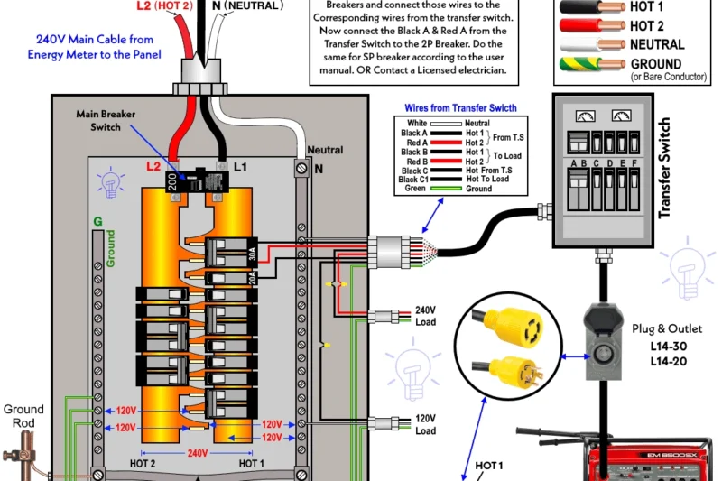 Transfer Switch Wiring Diagram