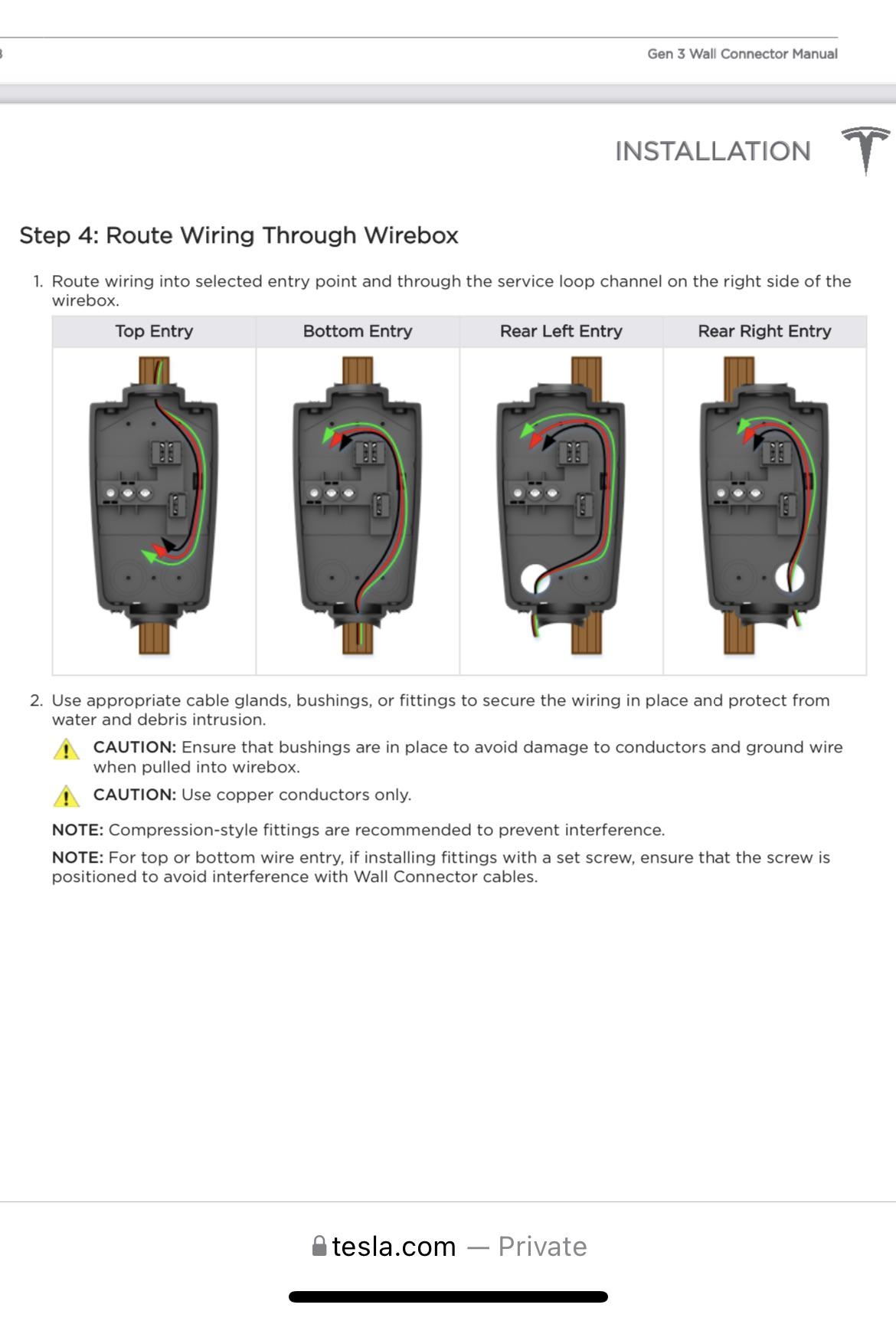 Wiring Diagram For Wall Connector R TeslaModel3