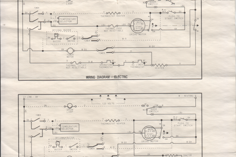 Wiring Diagram For Whirlpool Dryer